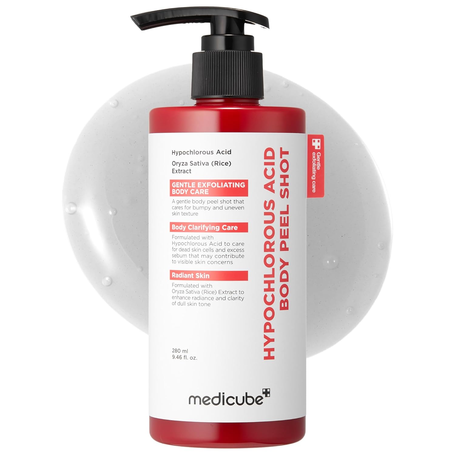 Medicube Hypochlorous Acid Rice Body Peel Shot - 280ml