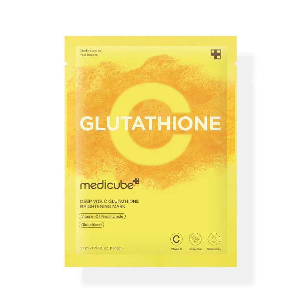 MEDICUBE β Deep Vita C Glutathione Brightening Mask | 27ml