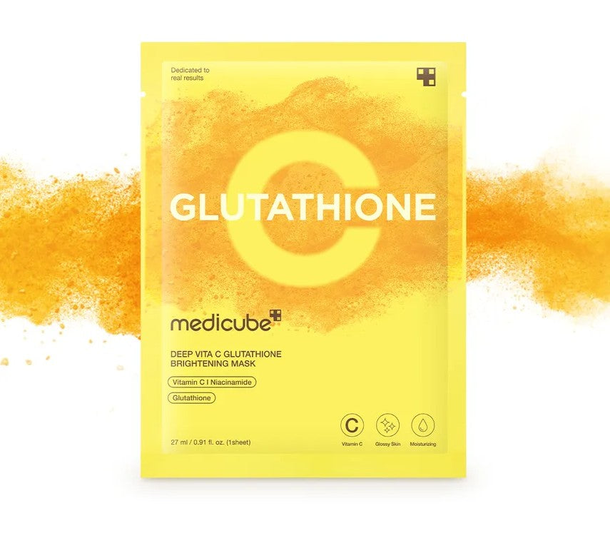 MEDICUBE β Deep Vita C Glutathione Brightening Mask | 27ml