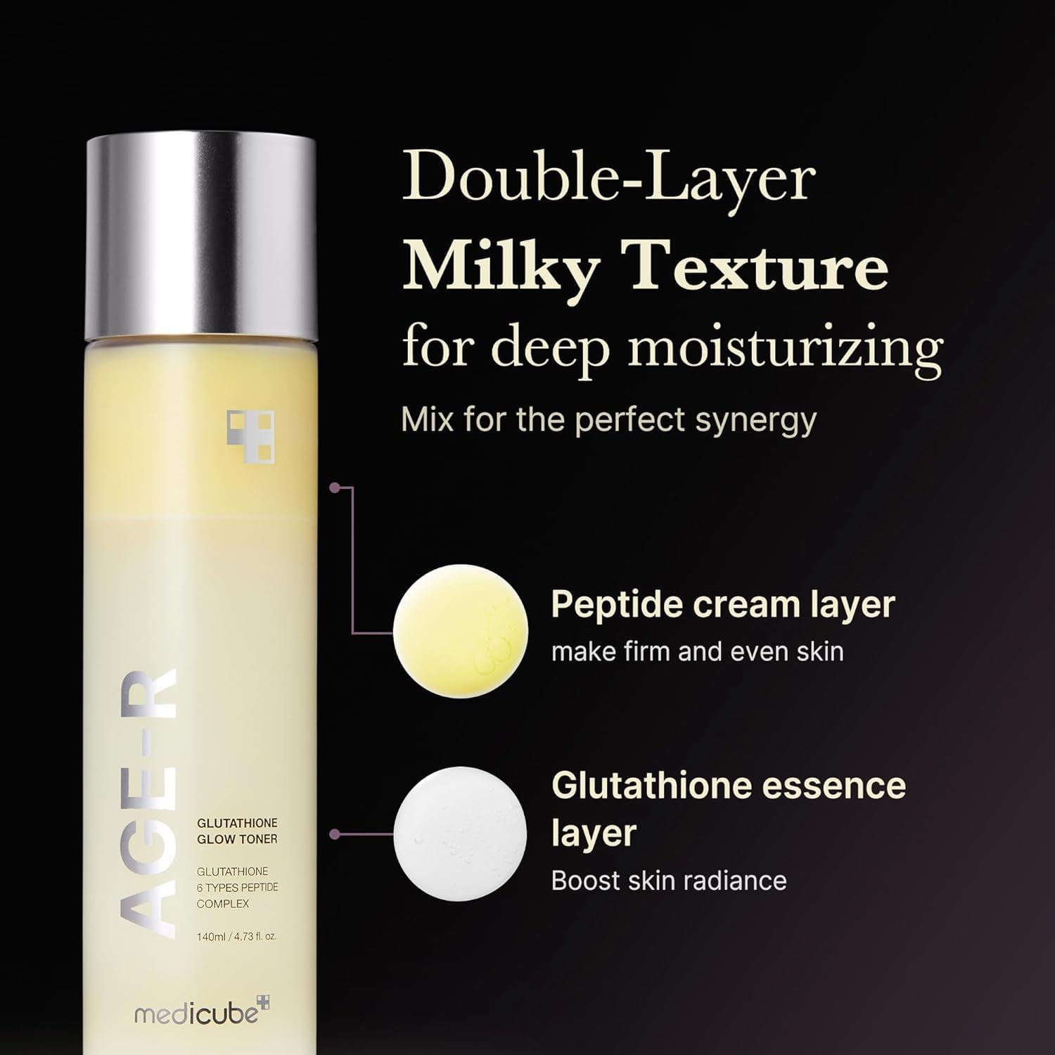 Medicube β Age-R Glutathione Glow Toner | 140ml