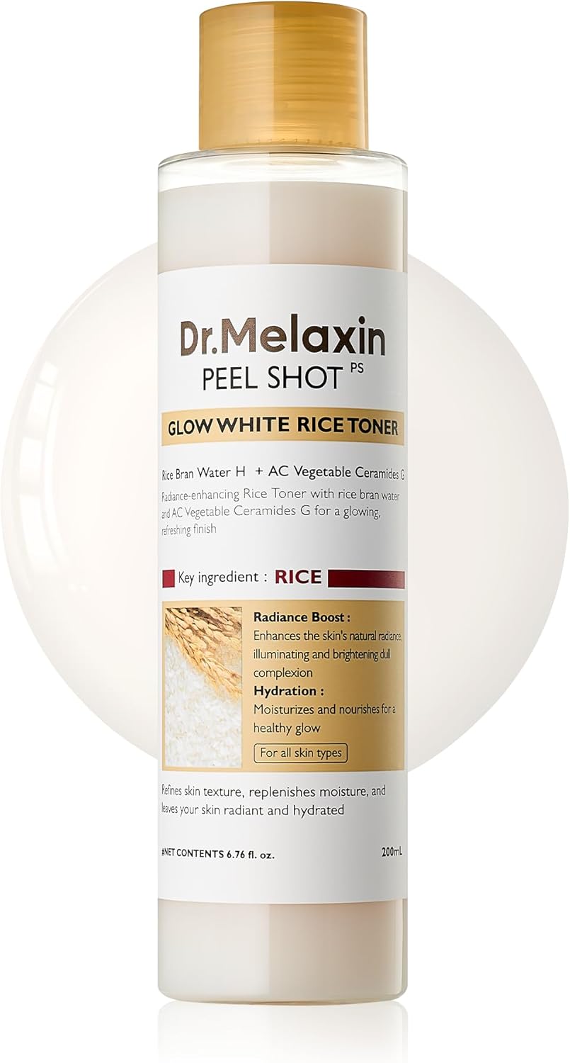 DR.MELAXIN PEEL SHOT GLOW WHITE RICE TONER 200ml