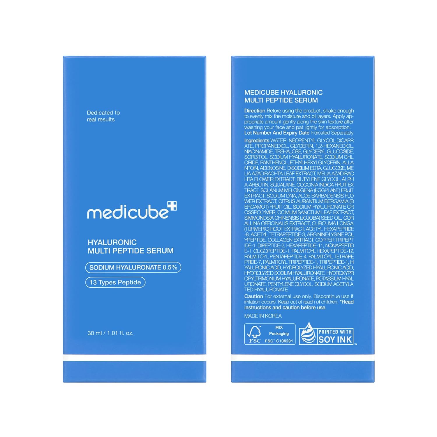 MEDICUBE HYALURONIC MULTI PEPTIDE SERUM 30ML