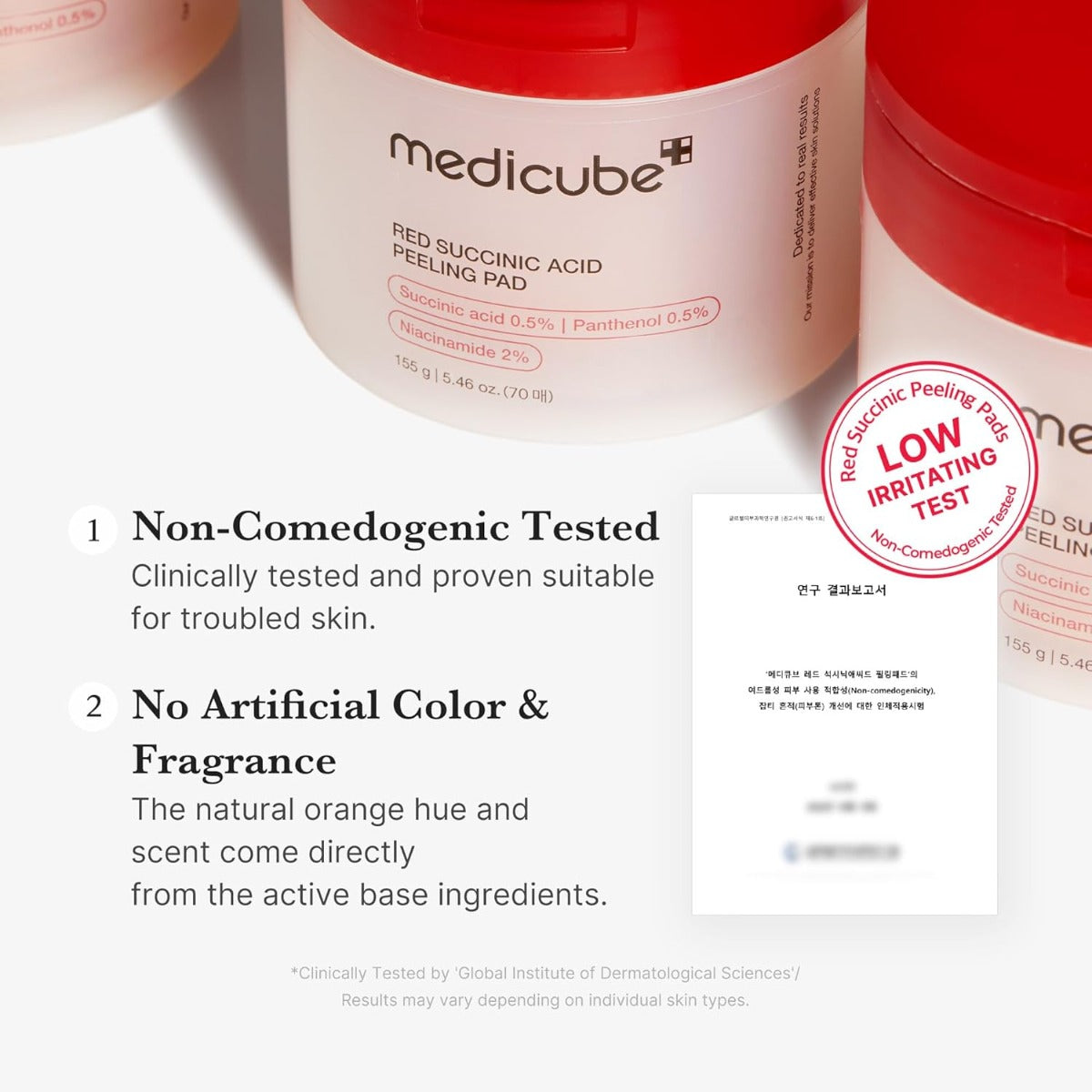 Medicube Red Succinic Peeling Pad 70pcs