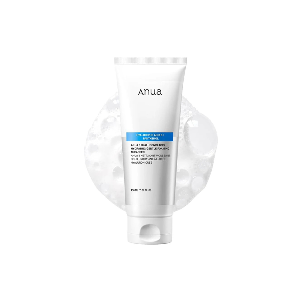 ANUA Hydrating Gentle Foaming Cleanser, Hyaluronic Acid (150ml/5.07fl oz.)