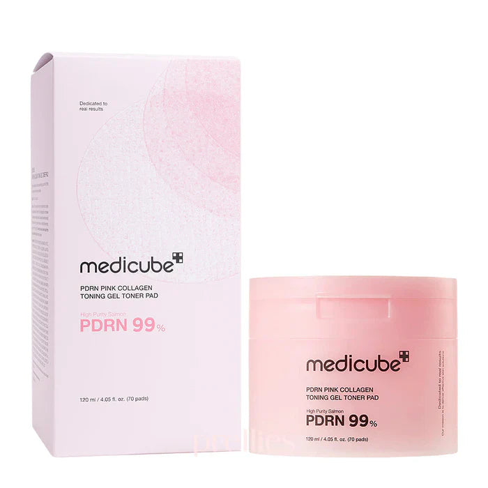 Medicube PDRN Pink Collagen Toning Gel Toner Pad - 70 pads