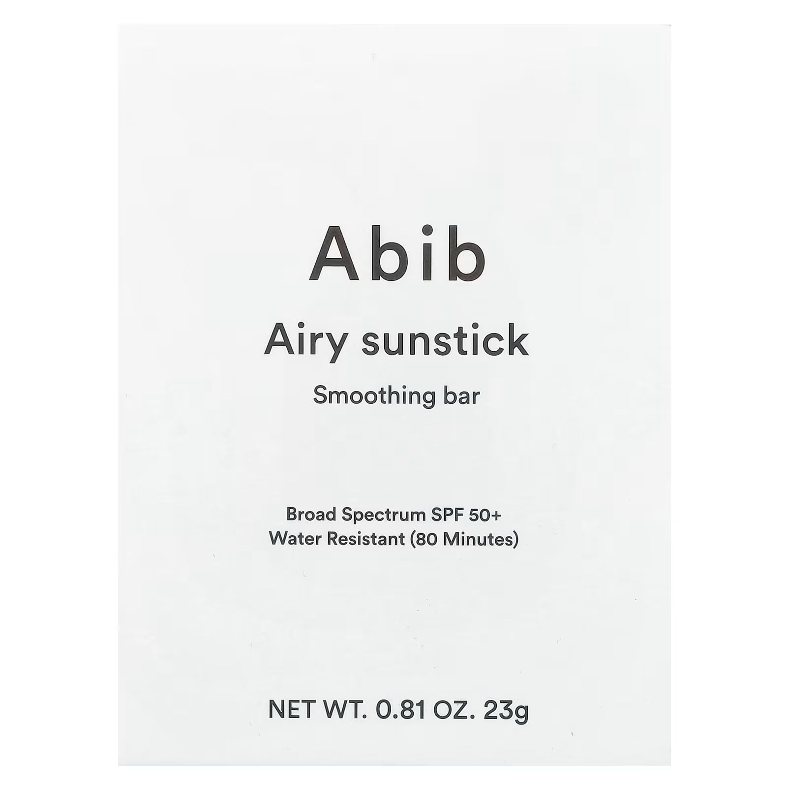 ABIB AIRY SUNSTICK SMOOTHING BAR SPF 50+ 23G