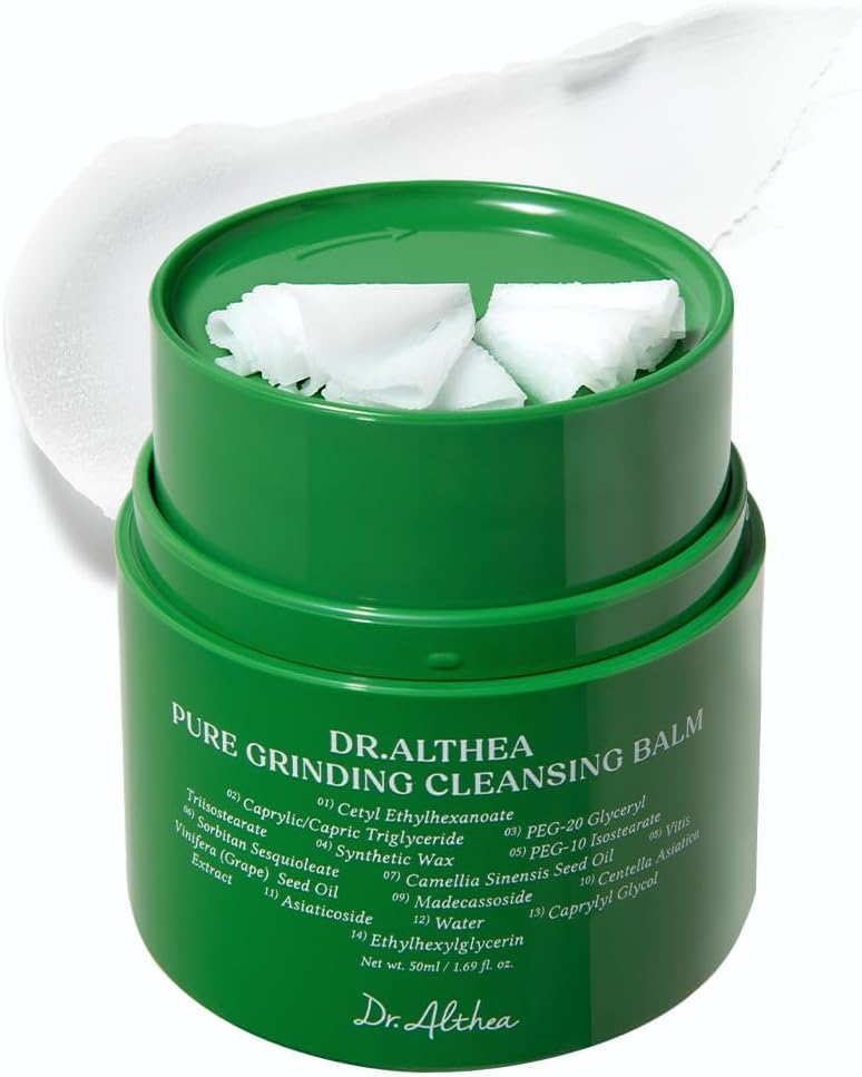 [Dr. Althea] Grinding Cleansing Foam – Soothing, Non-Greasy Deep Cleanser with Madecassoside 🌿✨ | 120ml