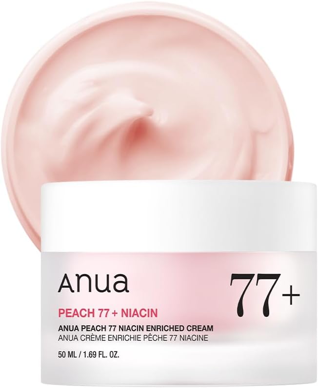 [ANUA] Peach 77 Niacin Enriched Cream – Brighten, Hydrate & Glow 🍑✨ | 50ml