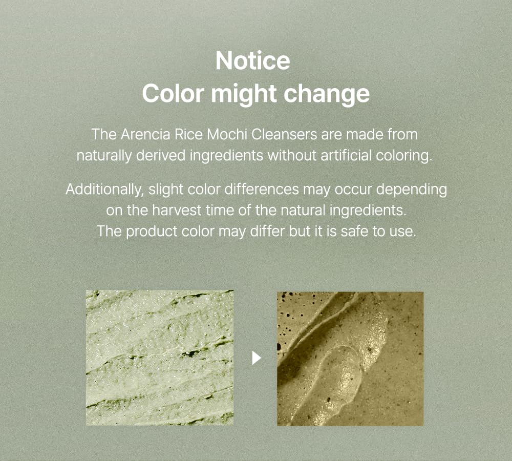 ARENCIA Fresh Green Rice Mochi Cleanser 120g