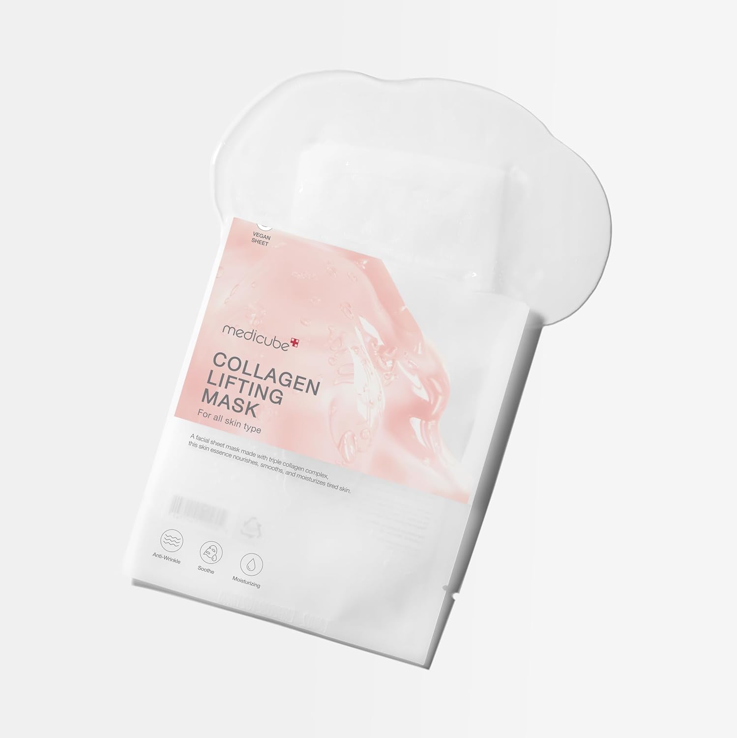 [Medicube] Stock Collagen Lifting Mask – Instant Firming & Glass Skin Boost 🧖♀️✨ | 1 Sheet