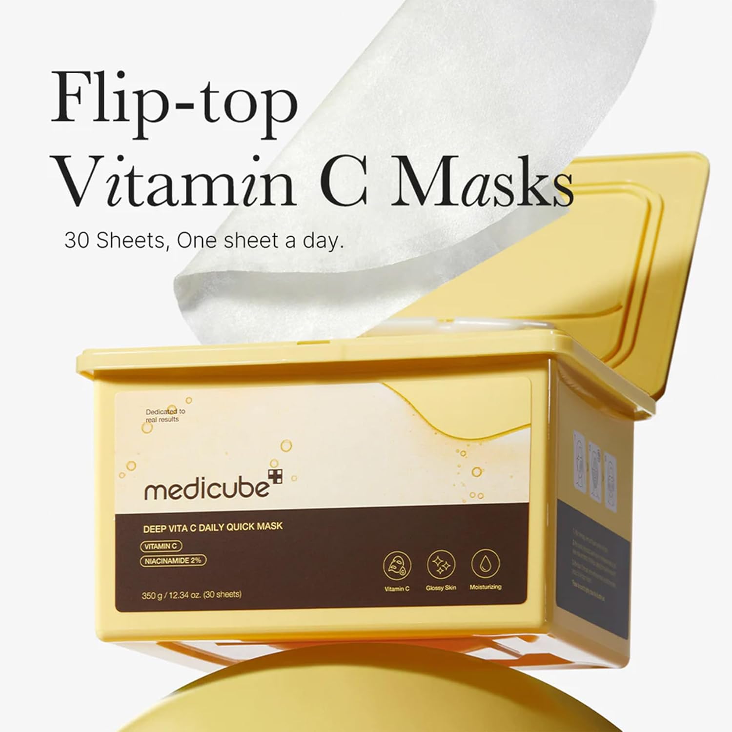 [Medicube] Deep Vita C Daily Quick 30 Sheet Masks | 30 Sheets