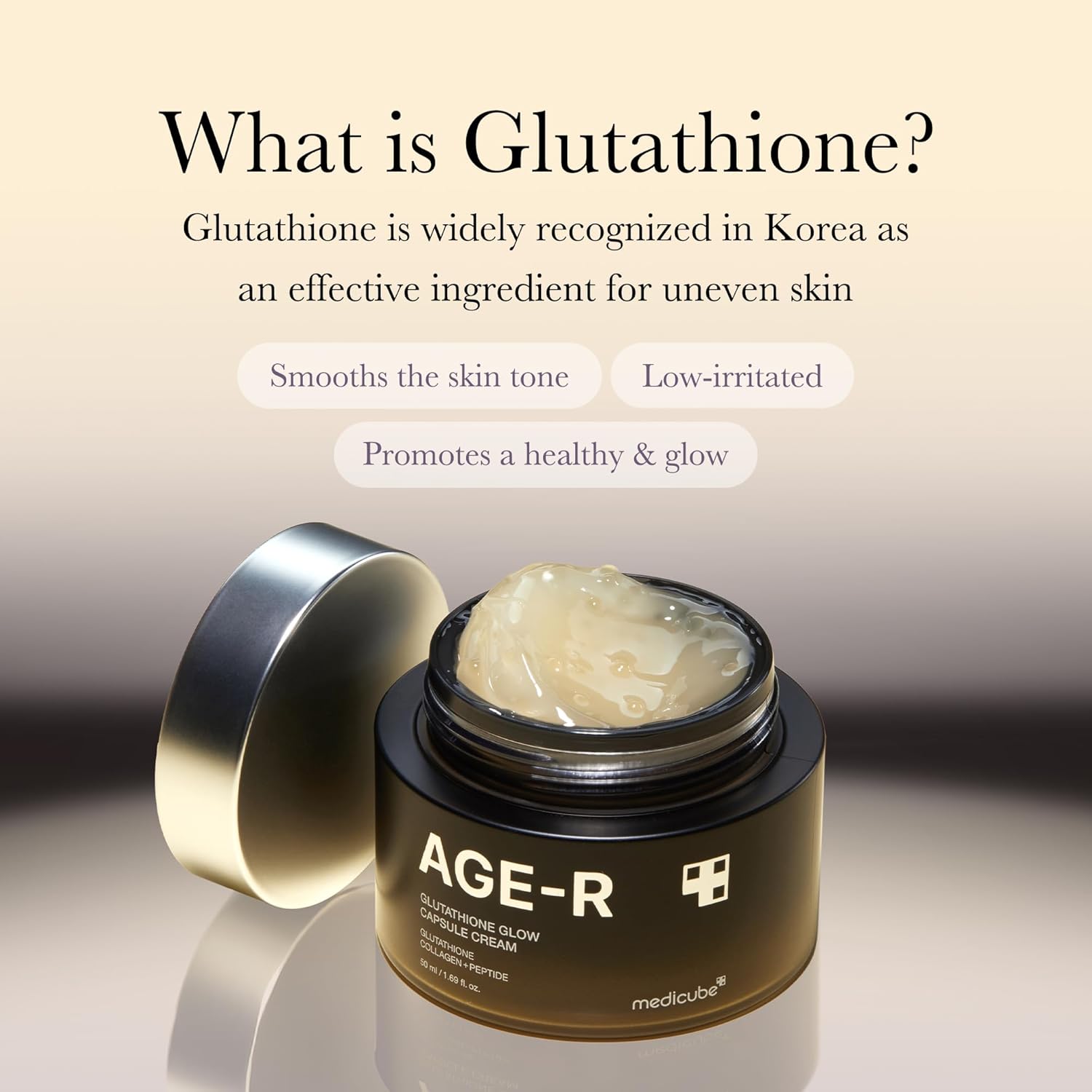 Medicube AGE R Glutathione Glow Capsule Facial Cream UAE