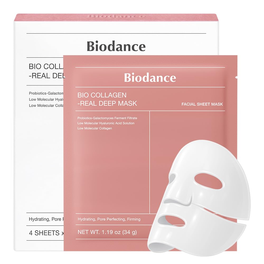[BIODANCE] Pink Bio-Collagen Real Deep Mask | 4ea/ 8ea/ 12ea/ 16ea