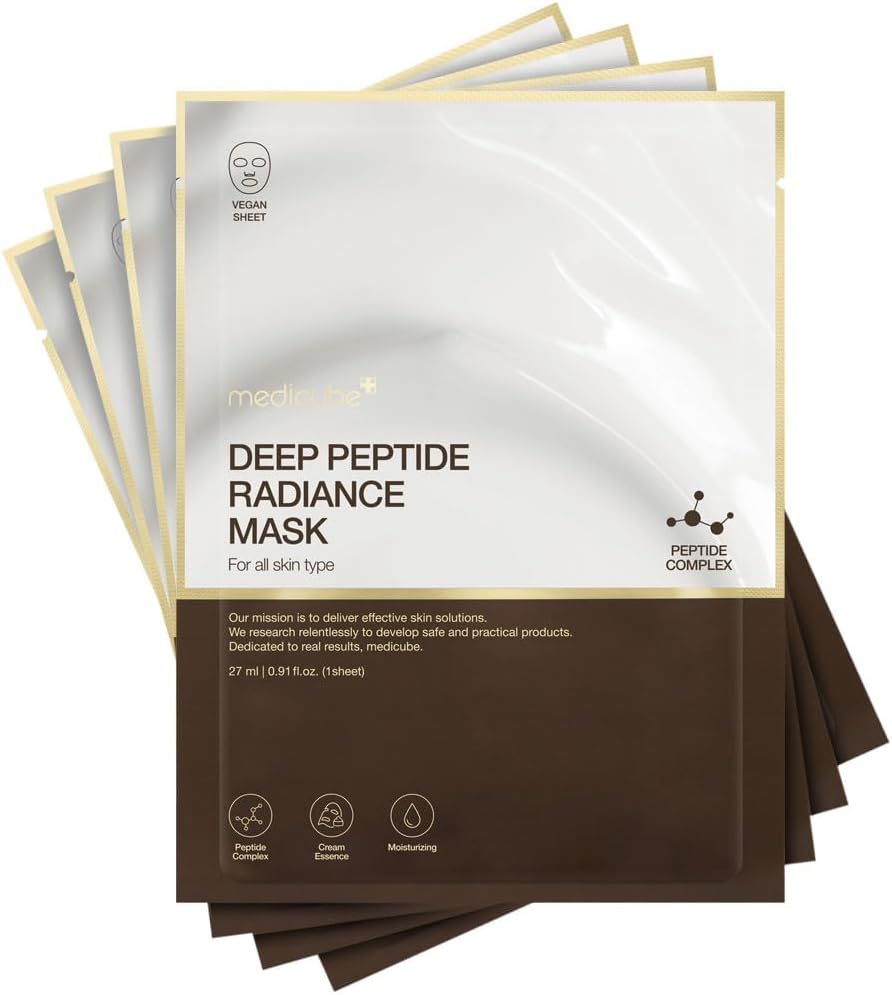 [Medicube] DEEP PEPTIDE RADIANCE MASK - (1EA/4EA)