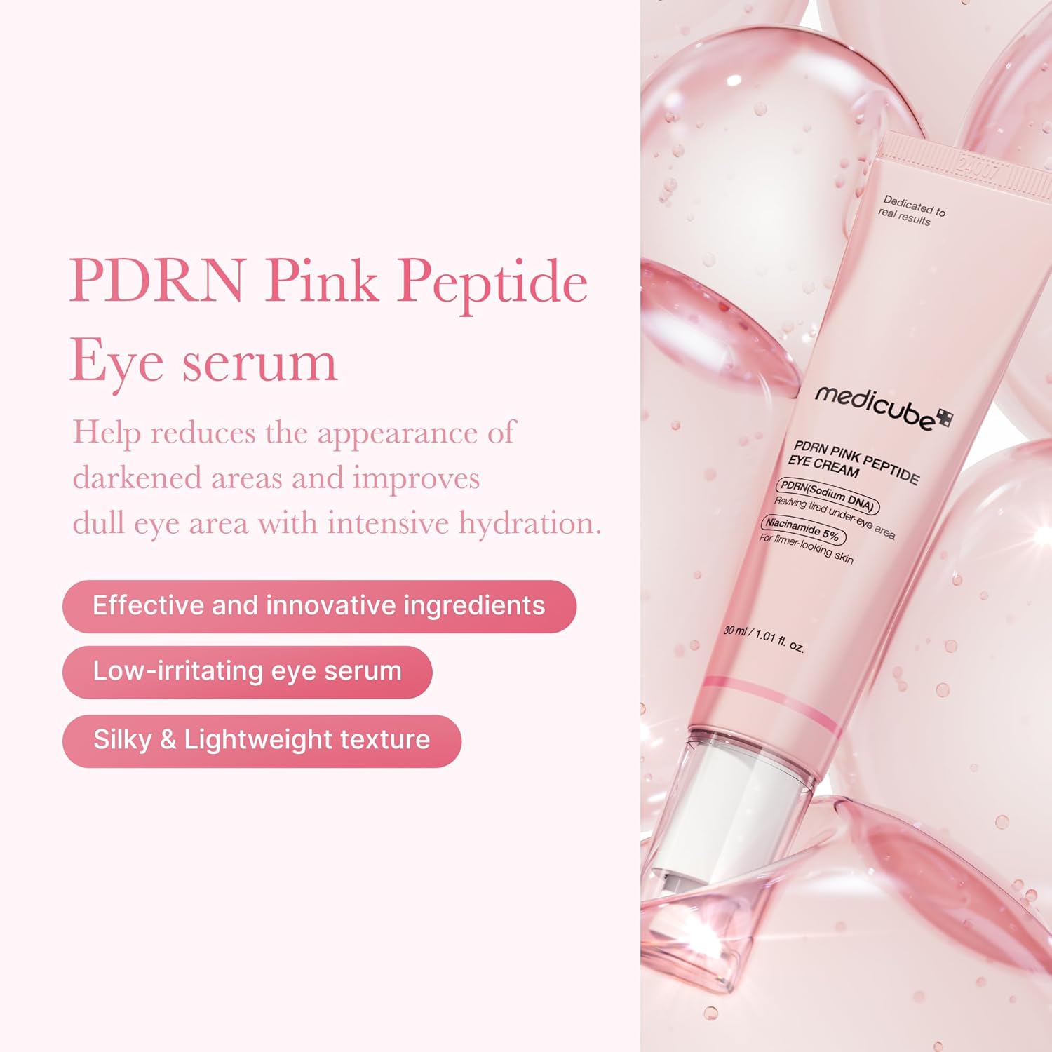[Medicube] PDRN PINK PEPTIDE EYE SERUM 30ml