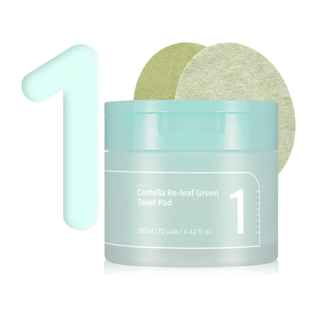 [Numbuzin] No. 1 Centella Re-leaf Green Toner Pad - 70 pads
