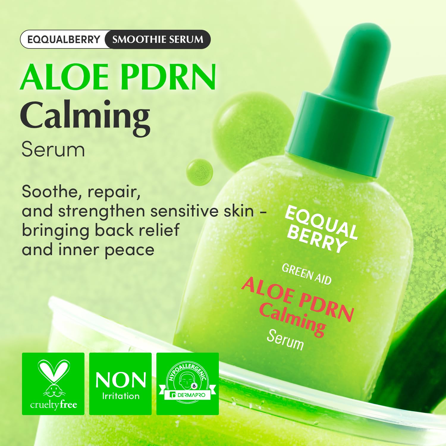 EQQUALBERRY ALOE PDRN CALM SRM 30ML/ ALOEPDRN