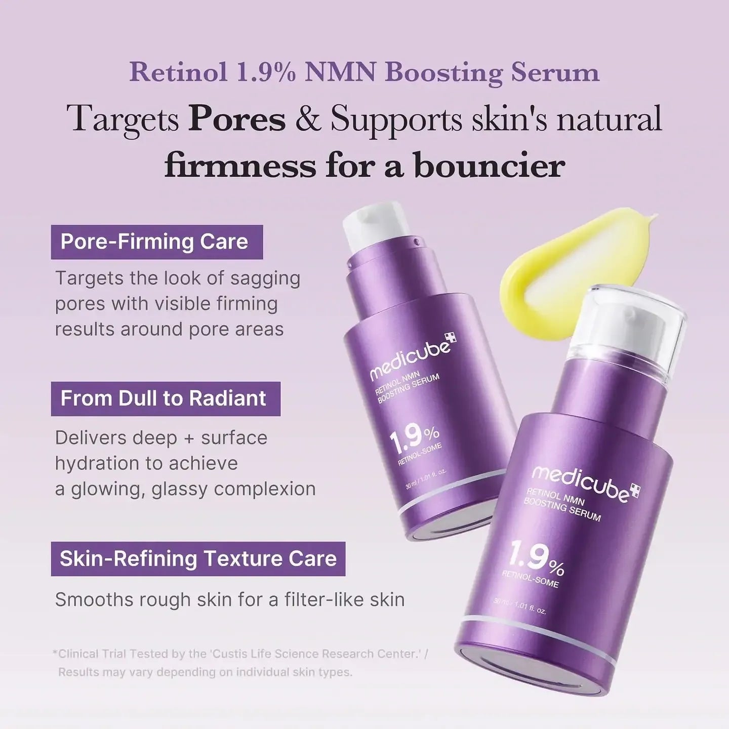 Medicube Retinol NMN Boosting Serum – Revive & Firm Night Elixir - 30 ml