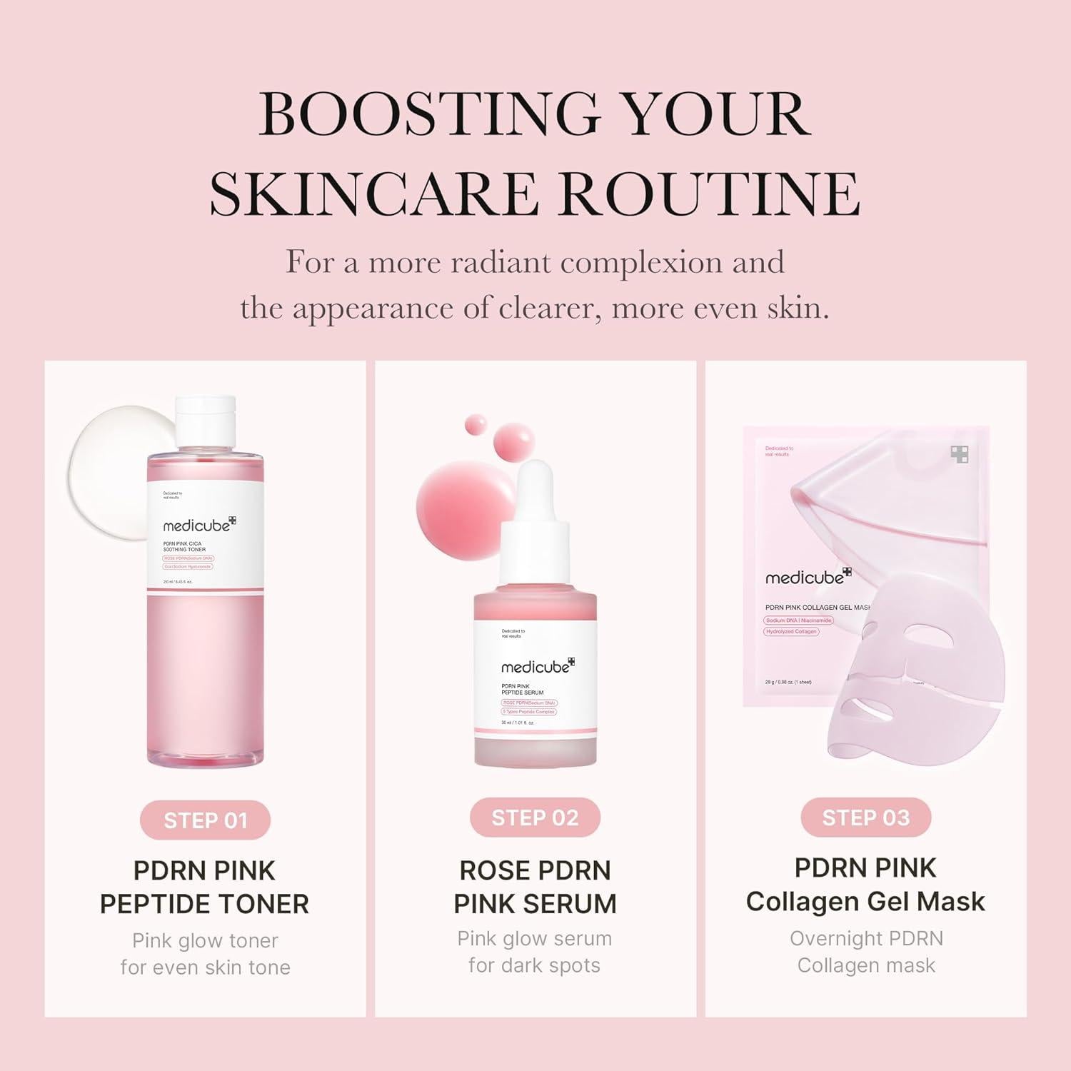 Medicube PDRN Pink Cica Soothing Toner UAE