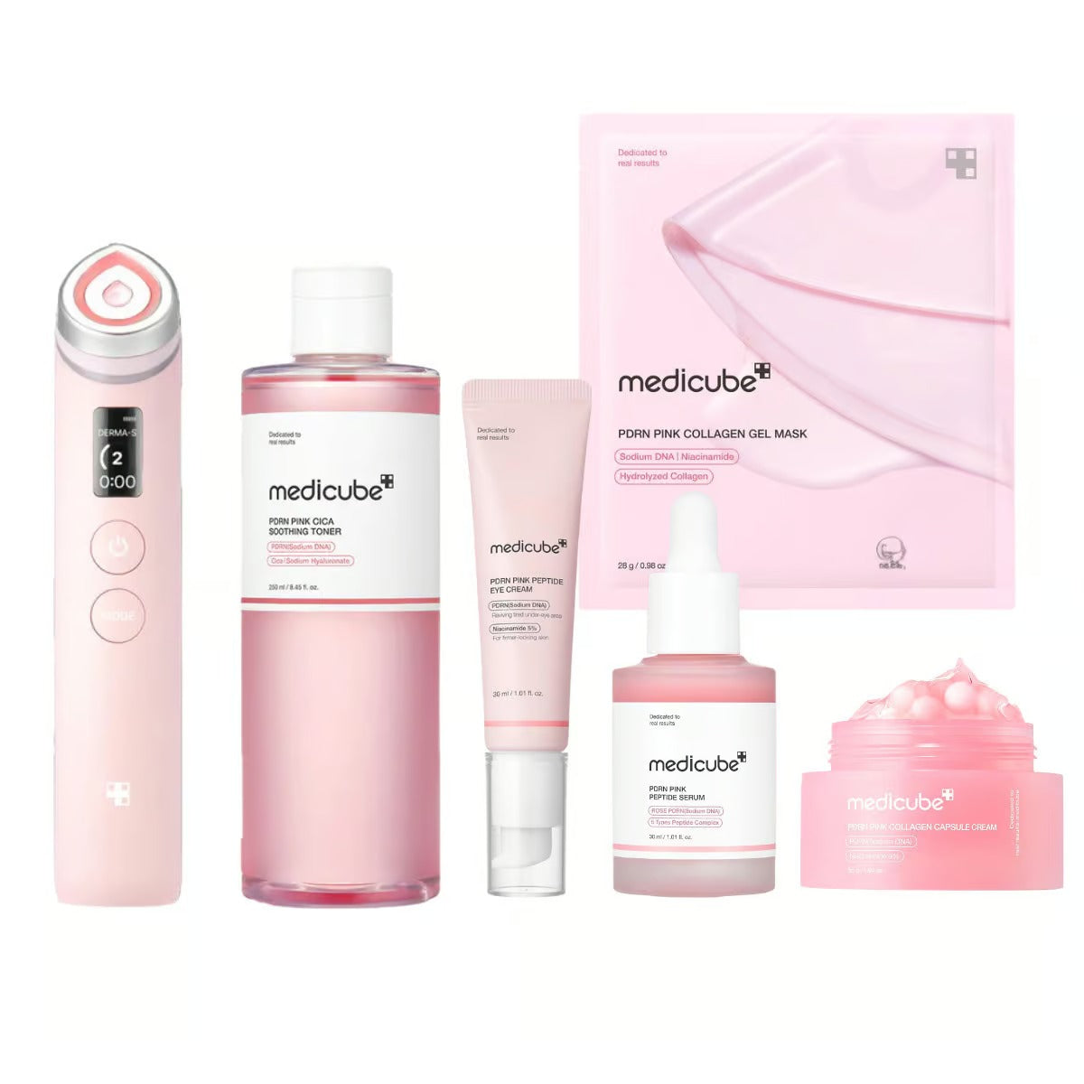 [MEDICUBE PDRN] Booster Lip Pink Toning Collagen Set
